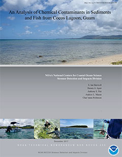 An Analysis of Chemical Contaminants in Sediments and Fish from Cocos Lagoon, Guam - cover page.