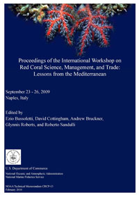 Proceedings - International Workshop on Red Coral Science, Mgmt, & Trade - Mediterranean