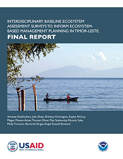 Cover - Interdisciplinary Baseline Ecosystem Assessment to Inform Ecosystem-Based Management Planning in Timor-Leste