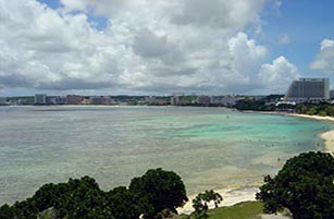 Tumon Bay Resort area in Guam