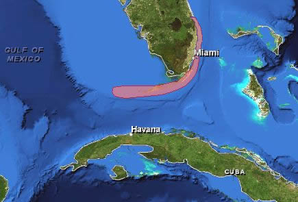 Florida location map