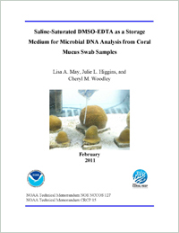 Saline-Saturated DMSO-EDTA as a Storage Medium for Microbial DNA Analysis from Coral Mucus Swab Samples