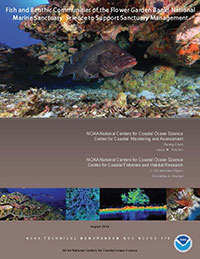 Cover for publication - Fish and benthic communities of the Flower Garden Banks National Marine Sanctuary