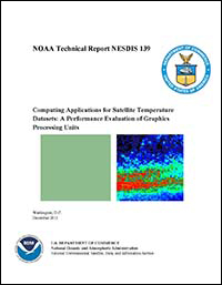 Computing Applications  for Satellite Temperature Datasets: A Performance Evaluation of Graphics Processing Units
