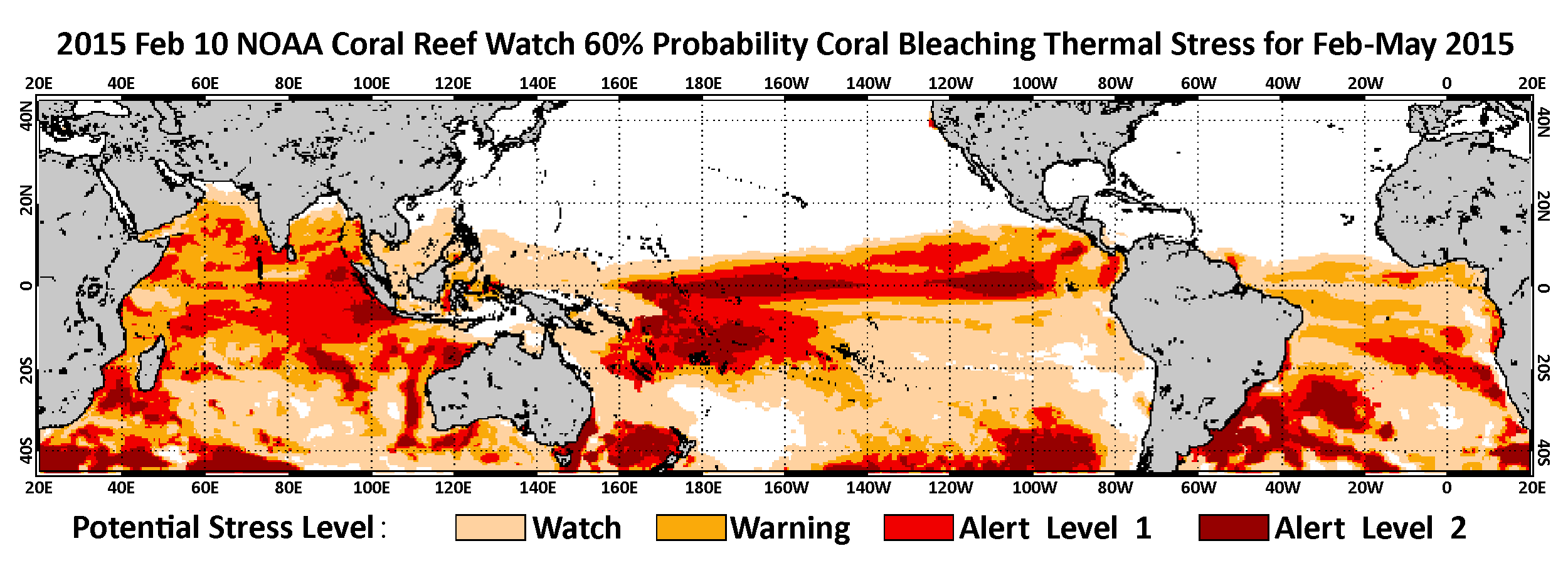 CCRW 60% Probability Coral Bleaching Terhmal Stress