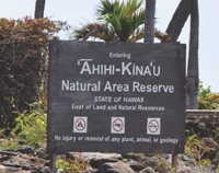 Āhihi- Kīna‘u is a Natural Area Reserve located in southern Maui.