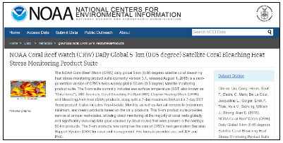 NCEI dataset landing page. Note that citations will be listed on the right side of the page.