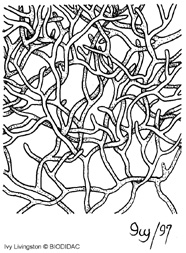 Diagram of mycelium