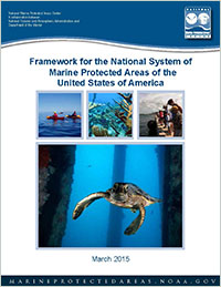 Cover for Framework for the National System of Marine Protected Areas of the United States of America document