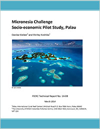 Cover - Micronesia Challenge: Socio-economic Pilot Study, Palau