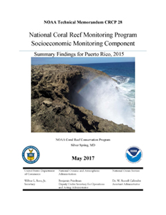 Socioeconomic Monitoring: 2015 Puerto Rico Summary - cover page.