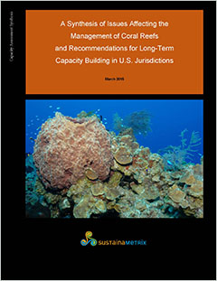 Cover - A Synthesis of Issues Affecting the Management of Coral Reefs and Recommendations for Long-Term Capacity Building in U.S. Jurisdictions