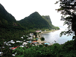 American Samoa village of Vatia 