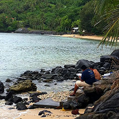 Surveyor at American Samoa