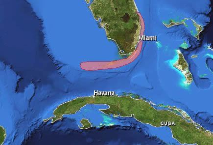 Florida location map